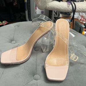 Clear Nude Heels